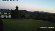 Archived webcam image showing Braunlage-Hohegeiß: Panoramic view on 23 Sep 2026 at 07:40