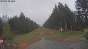 Archived webcam image showing Ski slope at Erbeskopf mountain on 10 Oct 2026 at 12:49