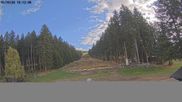 Archived webcam image showing Ski slope at Erbeskopf mountain on 10 Oct 2026 at 16:49