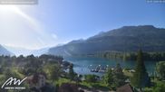 Archived webcam image showing Weesen Lake on 28 May 2026 at 08:43