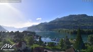 Archived webcam image showing Weesen Lake on 15 Jun 2026 at 08:24