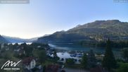 Archived webcam image showing Weesen Lake on 12 Jul 2026 at 07:32