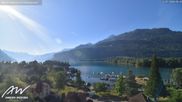 Archived webcam image showing Weesen Lake on 12 Jul 2026 at 08:32