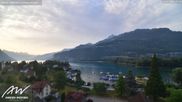 Archived webcam image showing Weesen Lake on 14 Jul 2026 at 07:54