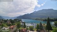 Archived webcam image showing Weesen Lake on 1 Aug 2026 at 12:55