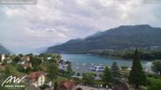 Archived webcam image showing Weesen Lake on 1 Aug 2026 at 16:55