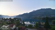 Archived webcam image showing Weesen Lake on 13 Aug 2026 at 06:39