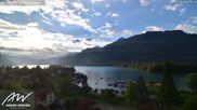 Archived webcam image showing Weesen Lake on 16 Sep 2026 at 08:02