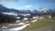 Archived webcam image showing Amden Piste on 9 Apr 2026 at 10:00