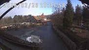 Archived webcam image showing Restaurant at Kreuzberg mountain on 26 Feb 2026 at 10:56