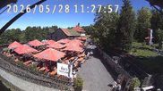 Archived webcam image showing Restaurant at Kreuzberg mountain on 28 May 2026 at 12:31
