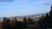 Archived webcam image showing Schmallenberg ski lift and slope on 26 Feb 2026 at 08:38