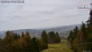 Archived webcam image showing Schmallenberg ski lift and slope on 13 Apr 2026 at 10:52