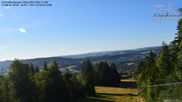 Archived webcam image showing Schmallenberg ski lift and slope on 12 Aug 2026 at 18:41