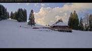 Archived webcam image showing Base station Haldenköpfle - Mountain hut on 29 Mar 2026 at 18:46
