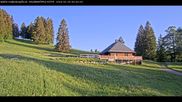 Archived webcam image showing Base station Haldenköpfle - Mountain hut on 28 May 2026 at 07:26
