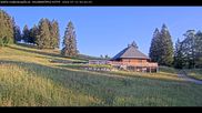 Archived webcam image showing Base station Haldenköpfle - Mountain hut on 12 Jul 2026 at 07:08