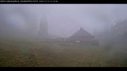 Archived webcam image showing Base station Haldenköpfle - Mountain hut on 10 Oct 2026 at 14:23