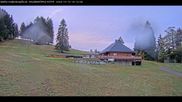 Archived webcam image showing Base station Haldenköpfle - Mountain hut on 10 Oct 2026 at 18:23