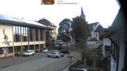 Archived webcam image showing Town hall and church, Schoenwald on 26 Aug 2026 at 08:47
