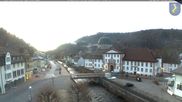 Archived webcam image showing Main street of St Blasien Menzenschwand on 26.02.2026 at 07:14