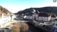Archived webcam image showing Main street of St Blasien Menzenschwand on 26.02.2026 at 16:14