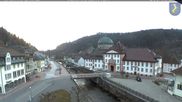 Archived webcam image showing Main street of St Blasien Menzenschwand on 25 Mar 2026 at 06:14