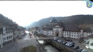 Archived webcam image showing Main street of St Blasien Menzenschwand on 25 Mar 2026 at 08:14