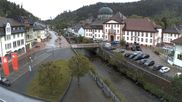 Archived webcam image showing Main street of St Blasien Menzenschwand on 18 May 2026 at 08:25