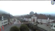 Archived webcam image showing Main street of St Blasien Menzenschwand on 22 Aug 2026 at 07:13