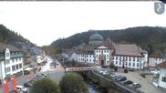 Archived webcam image showing Main street of St Blasien Menzenschwand on 22 Aug 2026 at 12:13
