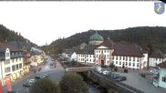 Archived webcam image showing Main street of St Blasien Menzenschwand on 22 Aug 2026 at 20:13