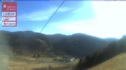 Archived webcam image showing Menzenschwand, top station Moesle on 8 Apr 2026 at 10:18