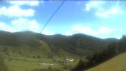Archived webcam image showing Menzenschwand, top station Moesle on 7 Jun 2026 at 12:54