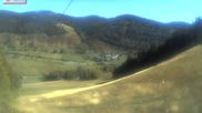 Archived webcam image showing Menzenschwand, top station Moesle on 22 Sep 2026 at 12:51