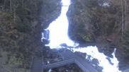 Archived webcam image showing Waterfall in Triberg on Feb 26, 2026 at 10:46 AM