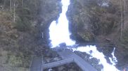Archived webcam image showing Waterfall in Triberg on 2 Mar 2026 at 12:39