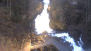 Archived webcam image showing Waterfall in Triberg on 2 Mar 2026 at 18:39
