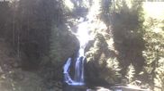 Archived webcam image showing Waterfall in Triberg on 1 May 2026 at 14:56