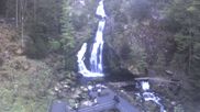 Archived webcam image showing Waterfall in Triberg on 1 May 2026 at 18:56