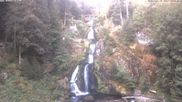 Archived webcam image showing Waterfall in Triberg on 18 Aug 2026 at 08:56