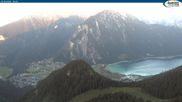 Archiviertes Webcam Bild: Rofan - Panoramablick auf Achensee und Maurach am 28.05.2026 um 06:42 Uhr