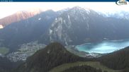 Archiviertes Webcam Bild: Rofan - Panoramablick auf Achensee und Maurach am 12.07.2026 um 06:10 Uhr