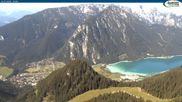 Archiviertes Webcam Bild: Rofan - Panoramablick auf Achensee und Maurach am 12.07.2026 um 10:10 Uhr