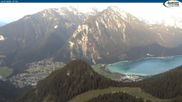Archiviertes Webcam Bild: Rofan - Panoramablick auf Achensee und Maurach am 14.07.2026 um 07:42 Uhr