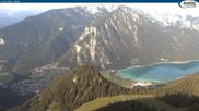 Archiviertes Webcam Bild: Rofan - Panoramablick auf Achensee und Maurach am 14.07.2026 um 08:42 Uhr