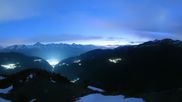 Archived webcam image showing Grächen ski resort: Furggen on 10 May 2026 at 04:48