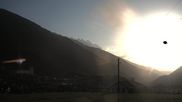 Archived webcam image showing Disentis village on 28 May 2026 at 06:12