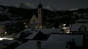 Archived webcam image showing church of Disentis on 26 Feb 2026 at 06:36