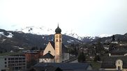 Archiviertes Webcam Bild: Disentis Kirche am 12.04.2026 um 06:56 Uhr